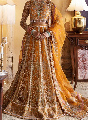 MC0109012 - Vintage Charm Net Lehenga